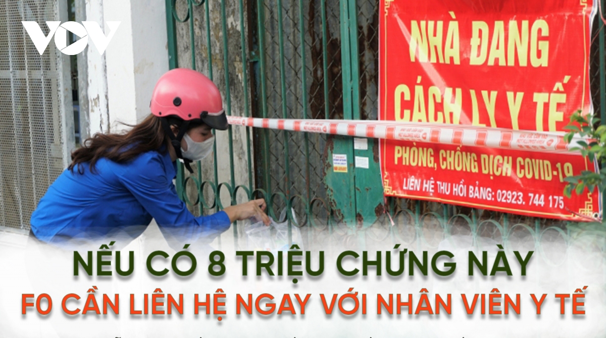 Có những triệu chứng này, F0 điều trị tại nhà cần liên hệ với nhân viên y tế